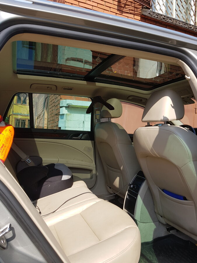 Skoda Superb 2 панорамная крыша