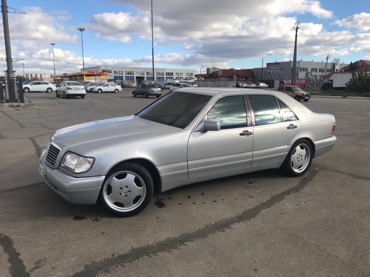 Mercedes Benz w140 Р±РµР»С‹Р№