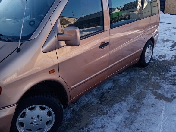 1999 Mercedes-Benz Vito 112 CDI I (W638), бежевый - вид 2