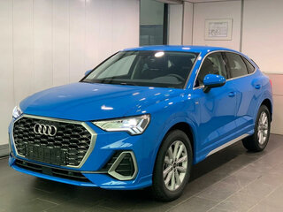 2022 Audi Q3 Sportback 45 TFSI I (F3), голубой, 3410000 рублей, вид 1