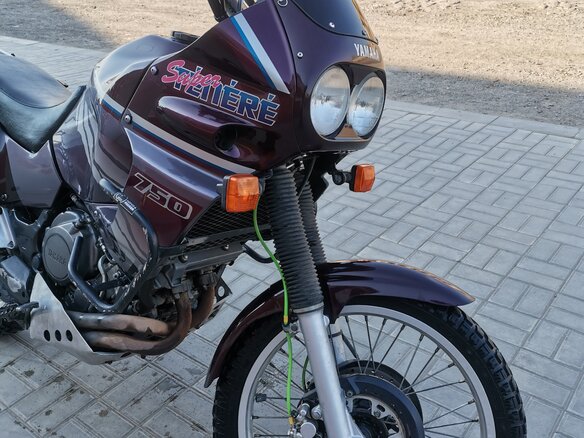 1997 Yamaha XTZ750 Super Tenere, коричневый, 420000 рублей - вид 3