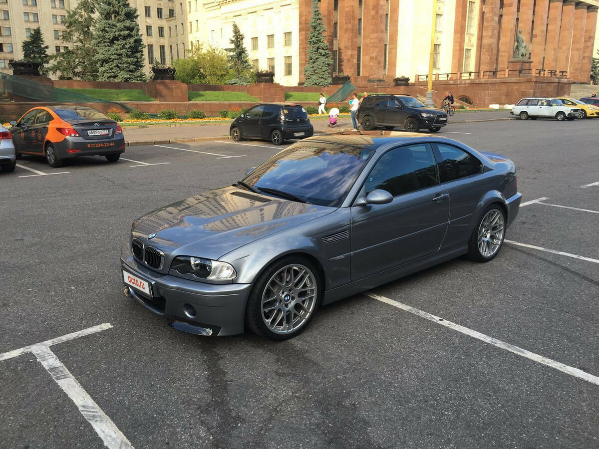 BMW m3 e46 серая