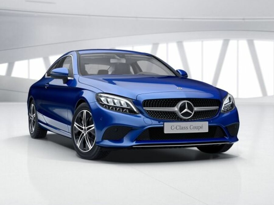 Mercedes c180 Coupe синий