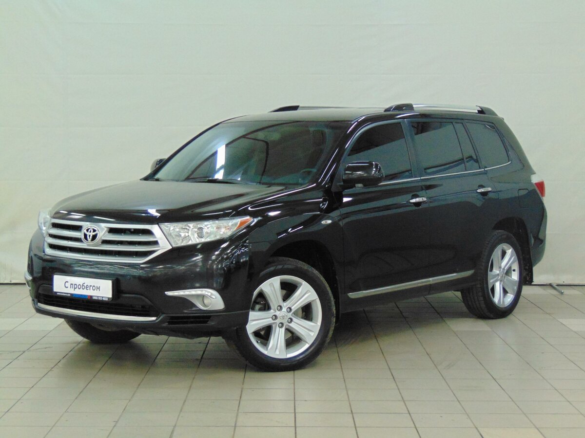 Toyota Highlander 2012 черный
