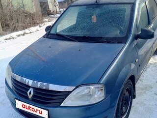 2011 Renault Logan I Рестайлинг, синий, 330000 рублей, вид 1