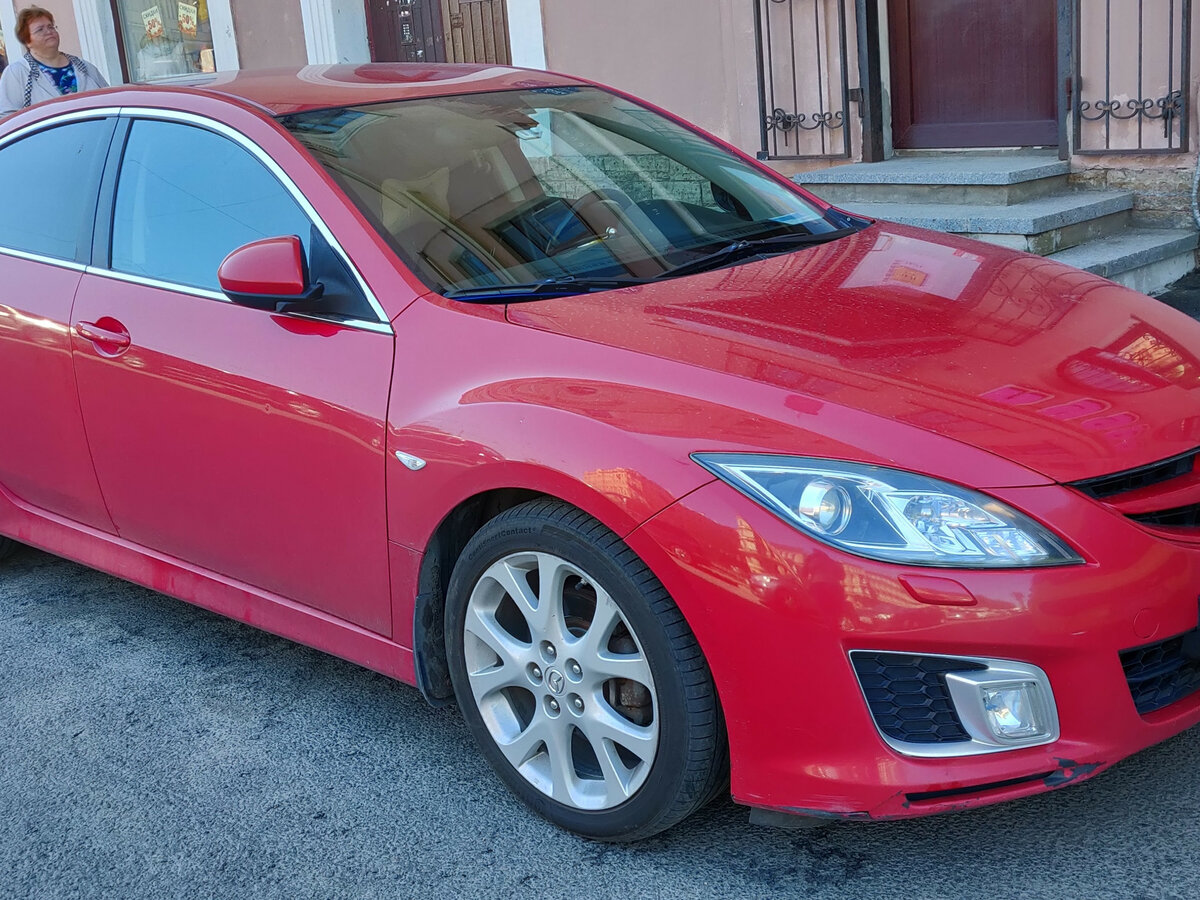 Mazda 6 красная