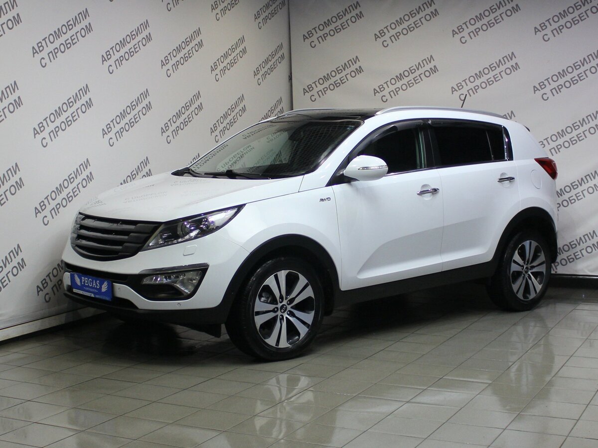 Kia Sportage 2012 белая