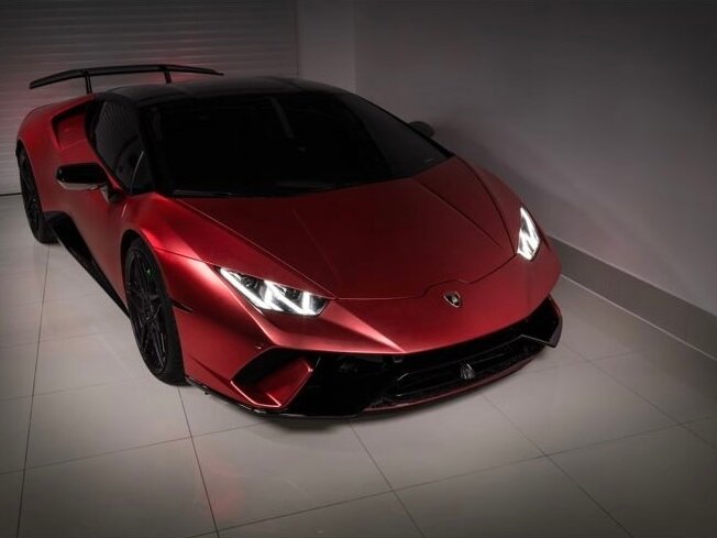 Lamborghini Huracan 2014 красная