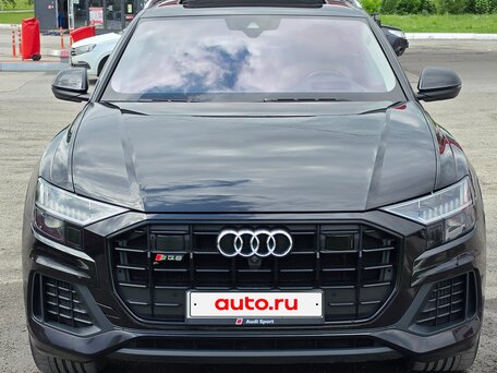 2019 Audi Q8 55 TFSI I (4M), чёрный, 5850000 рублей, вид 2