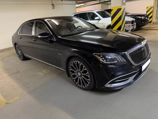 2019 Mercedes-Benz Maybach S-Класс 560 I (X222) Рестайлинг, чёрный, 5700000 рублей, вид 1