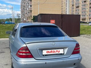 1999 Mercedes-Benz S-Класс 500 Long IV (W220), голубой, 350000 рублей, вид 3