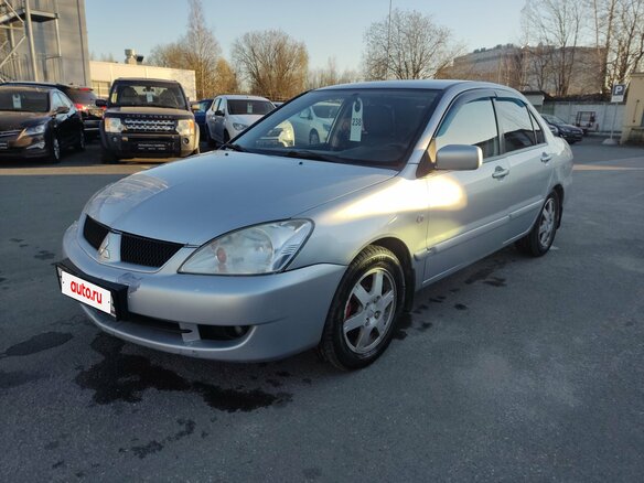 2007 Mitsubishi Lancer X, серебристый, 399000 рублей