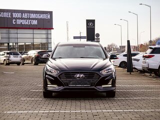 2019 Hyundai Sonata VII (LF) Рестайлинг, чёрный, 1495000 рублей, вид 2