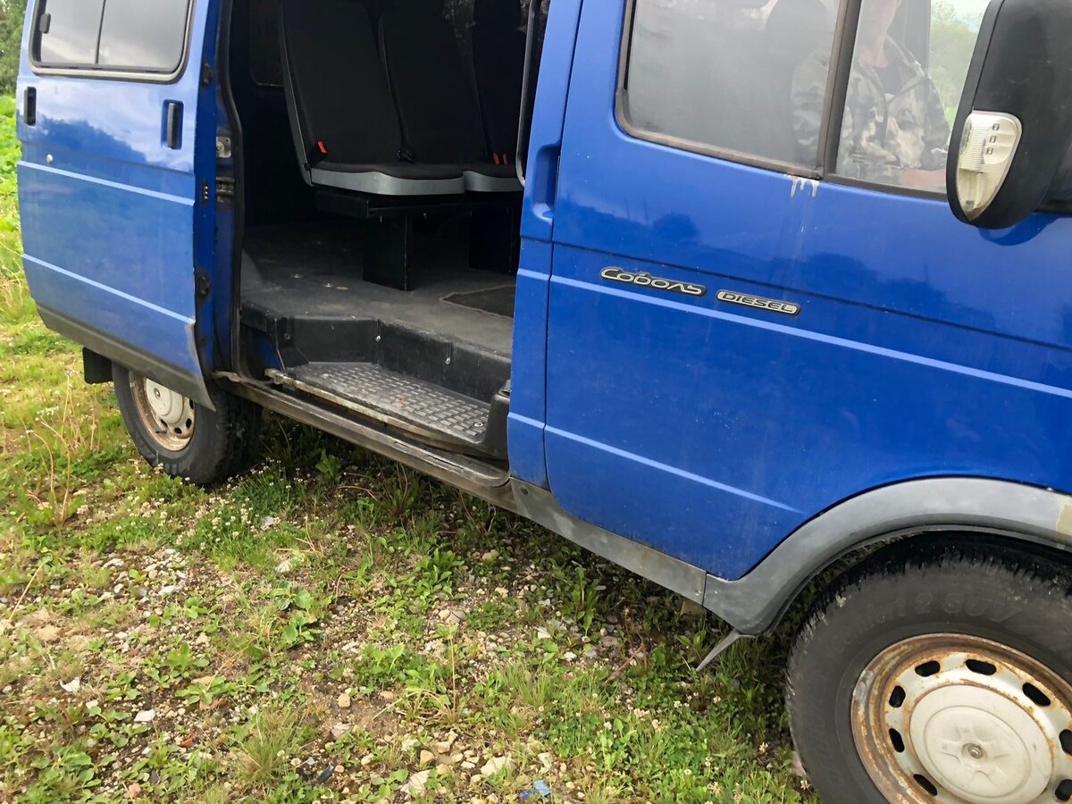 Купить б/у ГАЗ Соболь (2217) дизель механика в Москве: синий ...