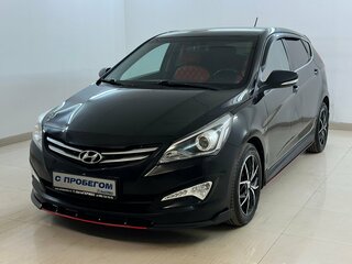 2014 Hyundai Solaris I Рестайлинг, чёрный, 715000 рублей, вид 1