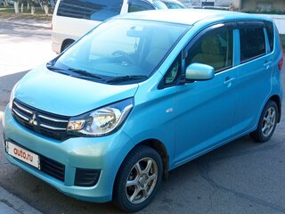 2016 Mitsubishi eK Wagon III Рестайлинг, голубой, 620000 рублей, вид 1