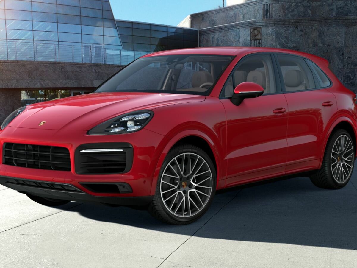 2020 Porsche Cayenne красный