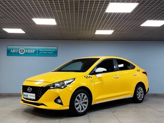 2021 Hyundai Solaris II Рестайлинг, жёлтый, 1230000 рублей, вид 1
