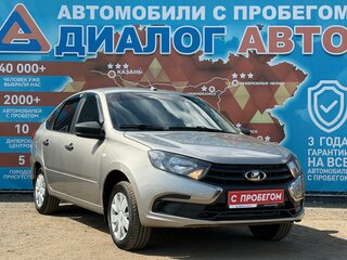 2021 Lada (ВАЗ) Granta I Рестайлинг, серый, 710000 рублей, вид 1