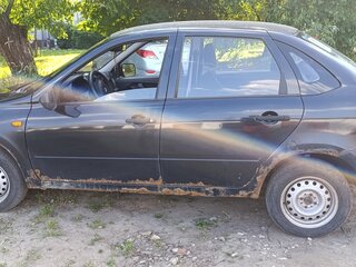 2012 Lada (ВАЗ) Granta I, чёрный, 150000 рублей, вид 4