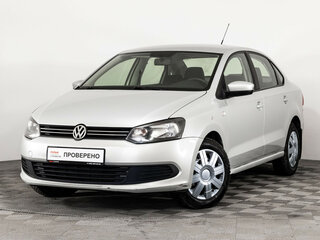 2012 Volkswagen Polo V, жёлтый, 575000 рублей, вид 1