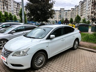 2014 Nissan Sentra VII (B17), белый, 800000 рублей, вид 1