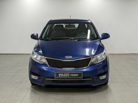 2015 Kia Rio III Рестайлинг, синий, 790000 рублей, вид 2
