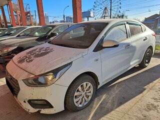2017 Hyundai Solaris II, белый, 595000 рублей, вид 1