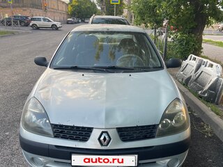 2002 Renault Symbol I Рестайлинг, синий, 60000 рублей, вид 1
