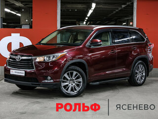 2014 Toyota Highlander III (XU50), красный, 2349000 рублей, вид 1