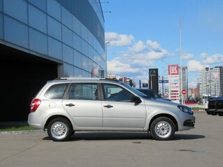 2019 Lada (ВАЗ) Granta I Рестайлинг, серебристый, 450000 рублей, вид 4