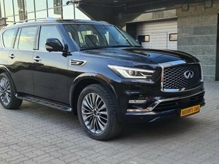2021 Infiniti QX80 I Рестайлинг 2, чёрный, 13999000 рублей, вид 4