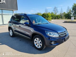 2013 Volkswagen Tiguan I Рестайлинг, синий, 1349000 рублей, вид 3