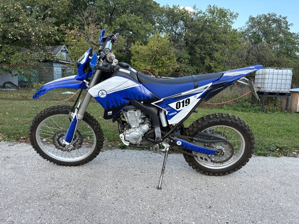 2008 Yamaha WR250R, синий, 525000 рублей