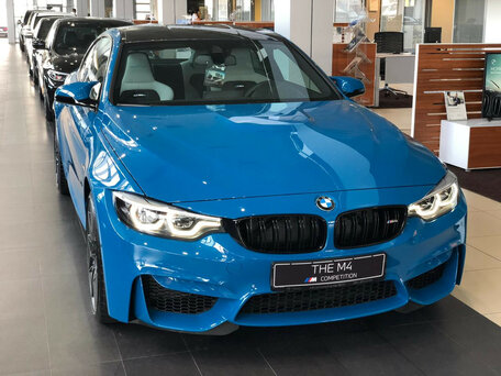 Kupit Novyj Bmw M4 F F Restajling Competition Package 3 0 Amt 450 L S Benzin Robot V Krasnodare Goluboj Bmv M4 F F Restajling Kupe Goda Na Avto Ru