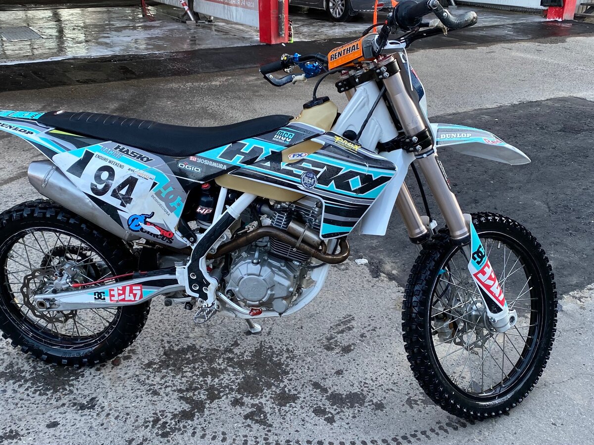 Купить б/у Hasky XR 250 карбюратор 5 передач в Железнодорожном: голубой ...