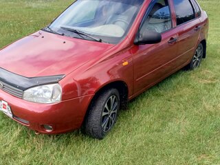 2006 Lada (ВАЗ) Kalina I, красный, 260000 рублей, вид 1