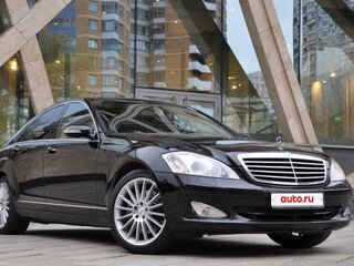 2007 Mercedes-Benz S-Класс 500 V (W221), чёрный, 1485000 рублей, вид 1