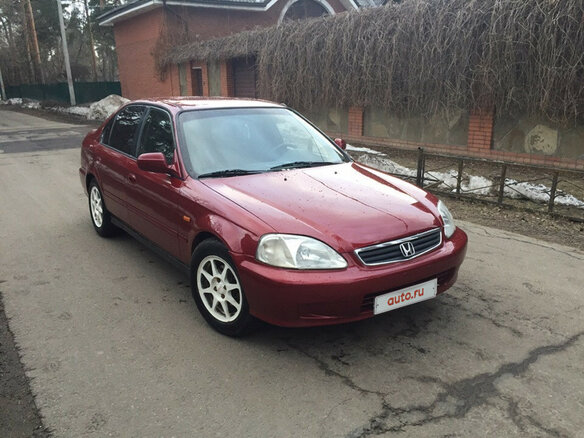 1998 Honda Civic VI, красный - вид 1