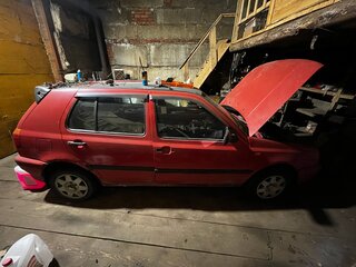 1992 Volkswagen Golf III, красный, 65000 рублей, вид 1