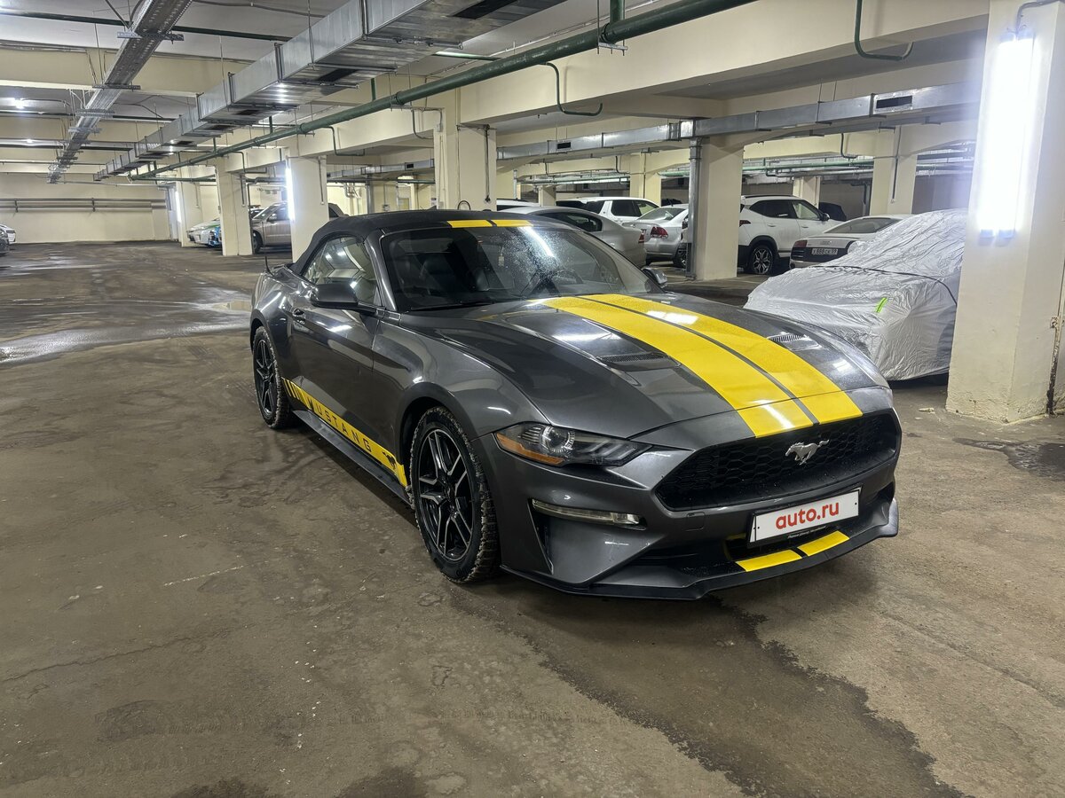 Купить б/у Ford Mustang VI Рестайлинг 2.3 AT (317 л.с.) бензин автомат ...