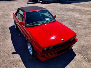 1992 BMW 3 серии 318i II (E30), красный, 5900000 рублей, вид 4
