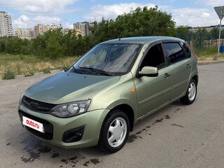 2013 Lada (ВАЗ) Kalina II, зелёный, 292000 рублей, вид 1