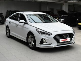 2018 Hyundai Sonata VII (LF) Рестайлинг, белый, 1650000 рублей, вид 1