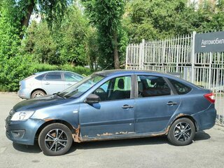 2014 Lada (ВАЗ) Granta I, серый, 225000 рублей, вид 3