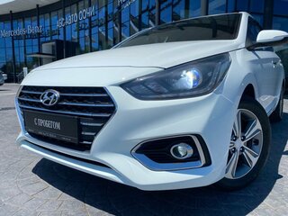 2018 Hyundai Solaris II, белый, 999000 рублей, вид 5