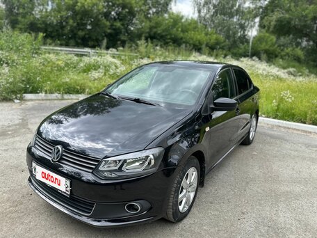 2011 Volkswagen Polo V, чёрный, 670000 рублей, вид 1