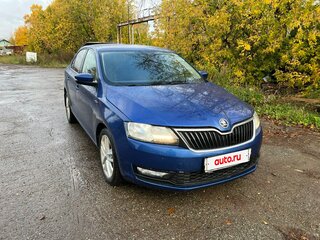 2018 Skoda Rapid I Рестайлинг, синий, 837000 рублей, вид 1
