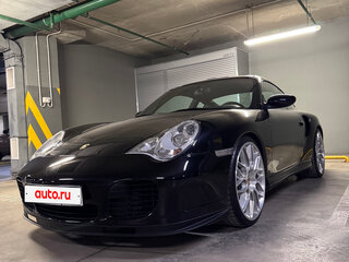 2002 Porsche 911 Turbo V (996) Рестайлинг, чёрный, 8150000 рублей, вид 2
