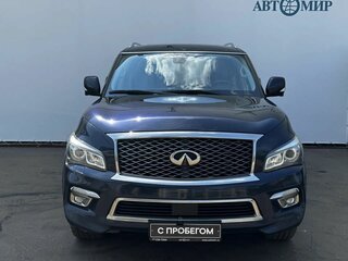 2016 Infiniti QX80 I Рестайлинг, синий, 2880000 рублей, вид 2